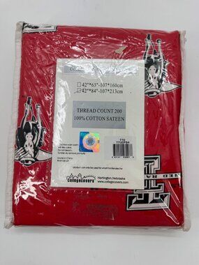 Texas Tech Red Raiders  Curtain Set Collegiate Licensed